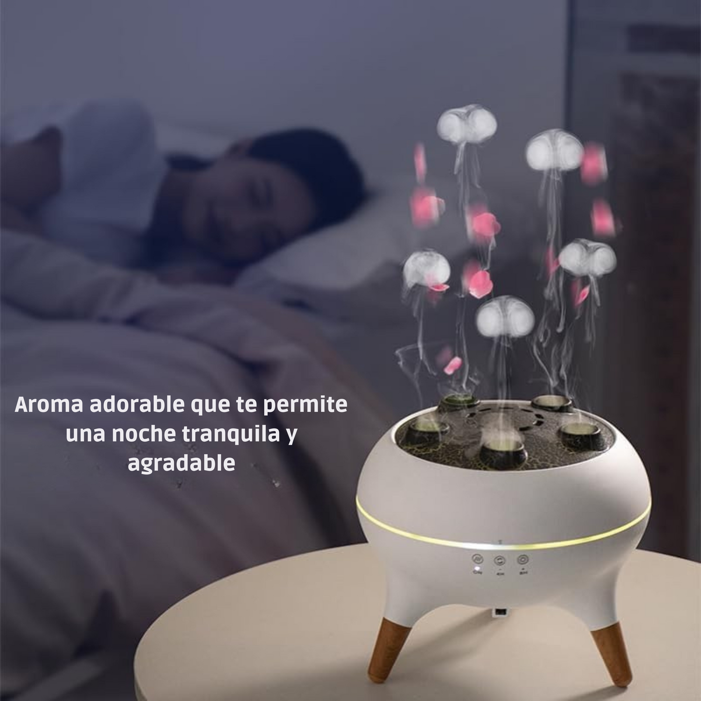 Humidificador de Medusas Anti Estrés